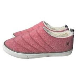 HURLEY Women's Arlo Puff Clog Comfort Shoes Pink Size 9